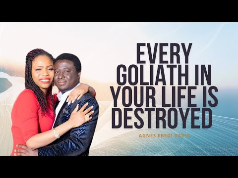 EVERY GOLIATH IN YOUR LIFE IS DESTROYED IN THE NAME OF JESUS!!